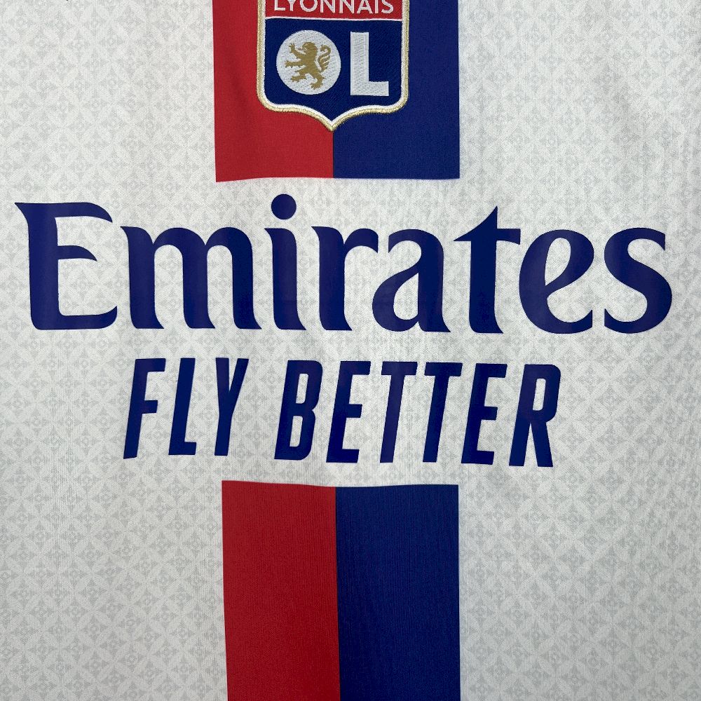 Camisola Olympique Lyon 2025-26 Principal Versão Adepto