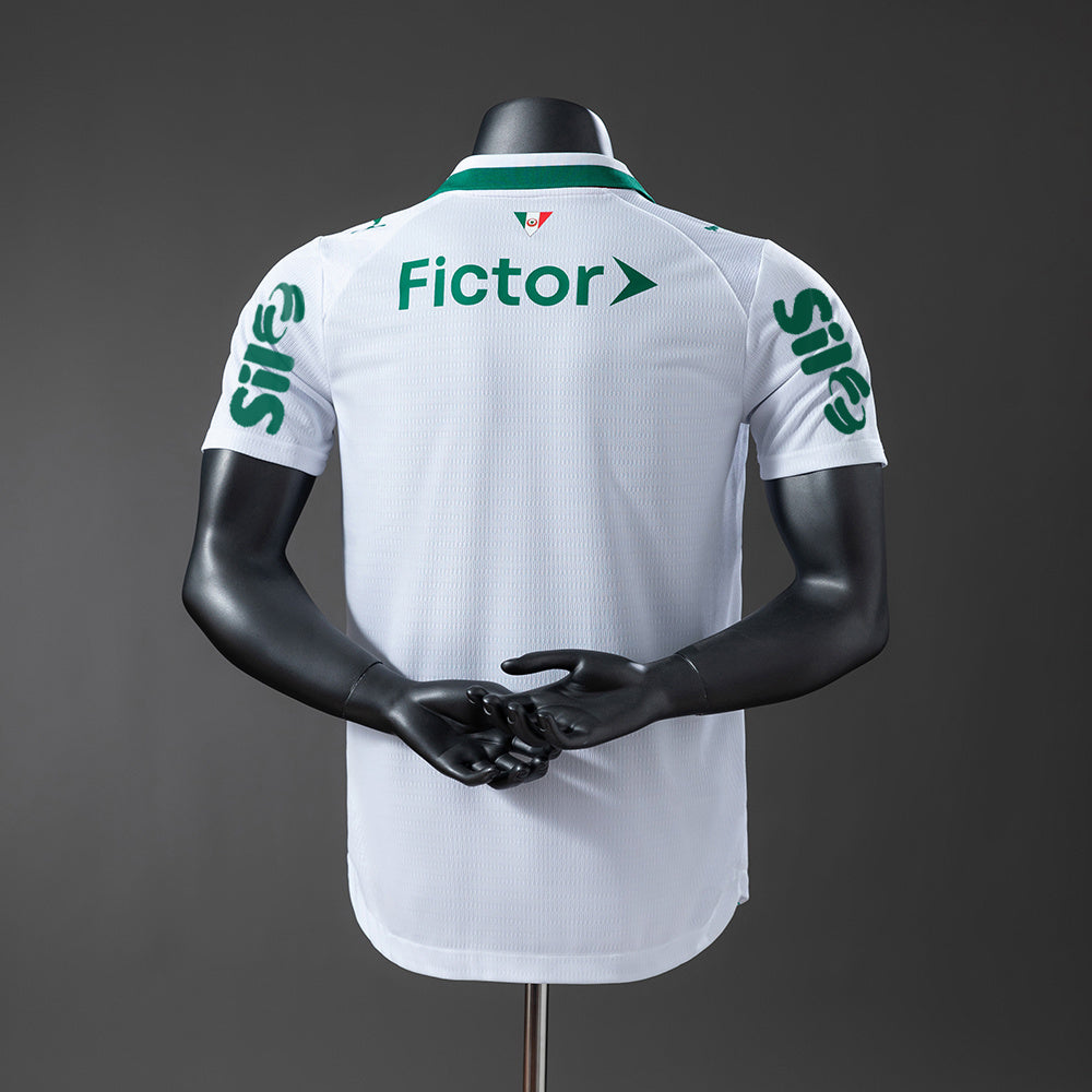 Camisola SE Palmeiras 2026-27 Alternativa Branca Versão Jogador Todos Patrocinadores