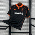 Camisola Como 1907 2025-26 Alternativa Preta/Amarela Versão Adepto