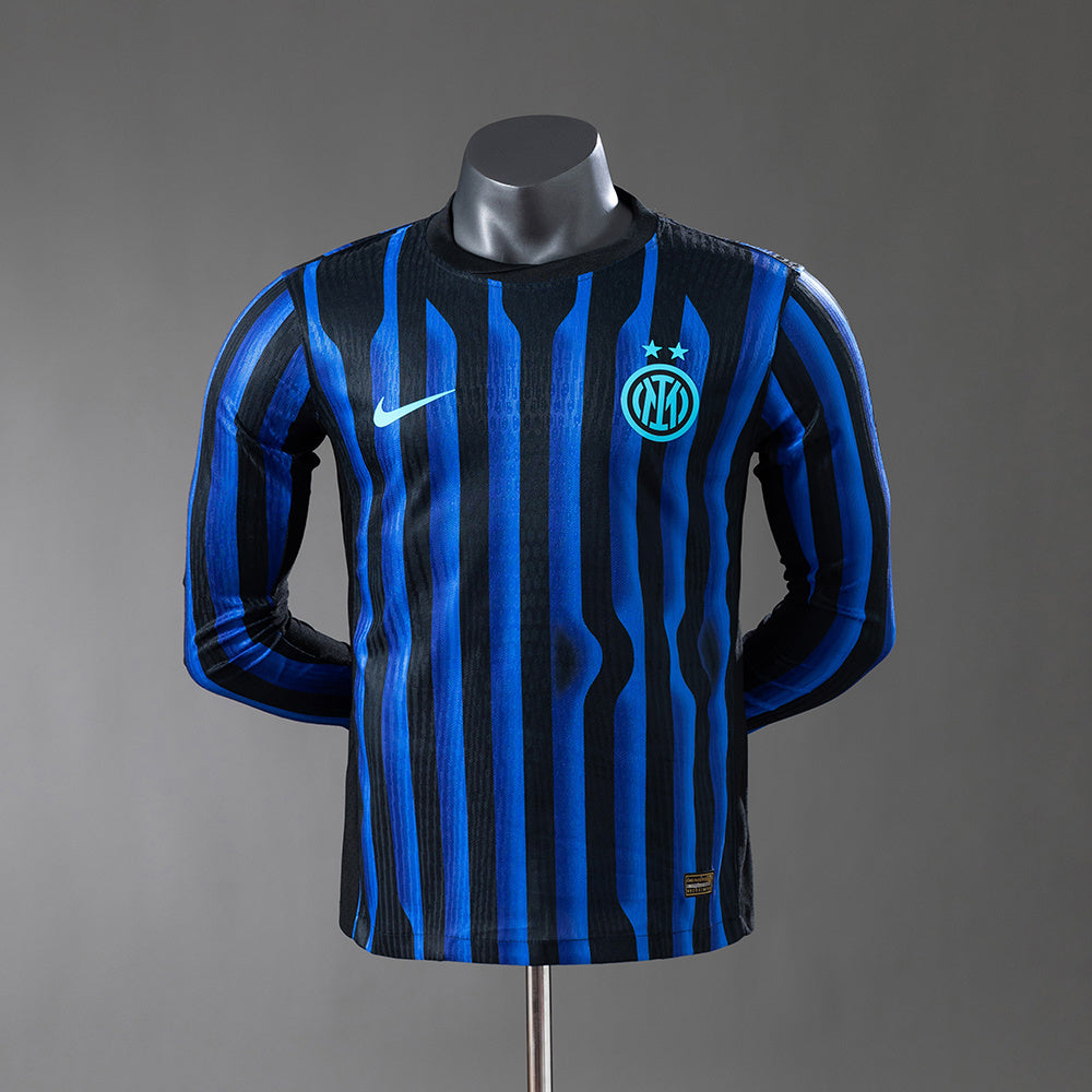 Camisola Manga Comprida Inter Milão 2025-26 Principal Versão Jogador