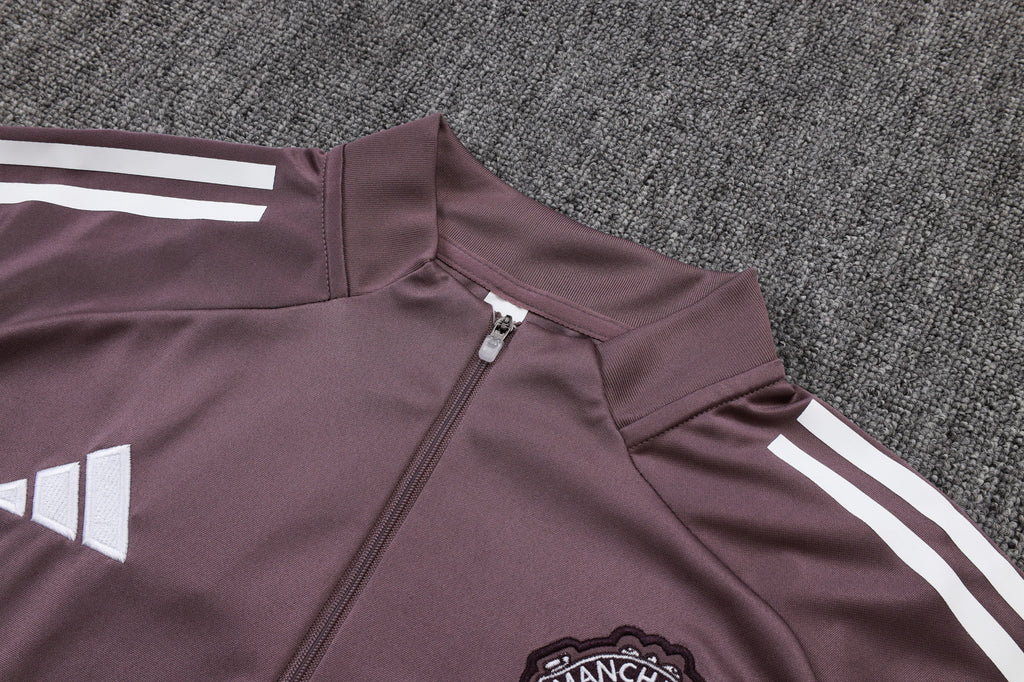Fato de Treino M-United 2025-26 - Camisola com Fecho