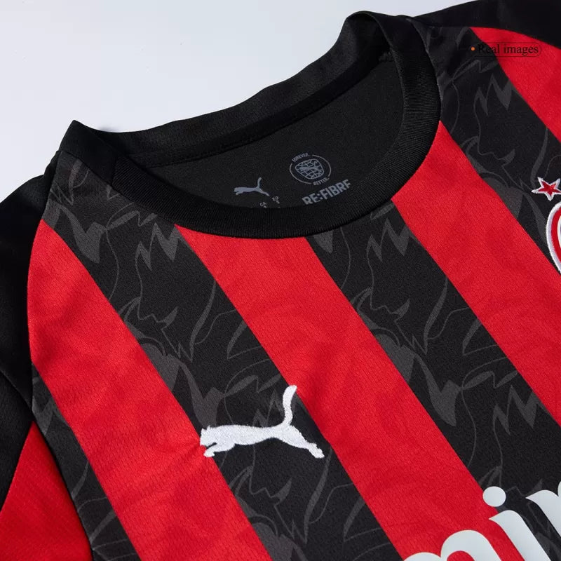 Camisola Manga Comprida Ac Milan 2025-26 Principal Versão Adepto