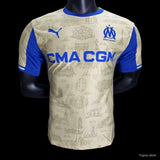 Camisola Olympique Marselha 2025-26 Alternativa Amarela Versão Jogador