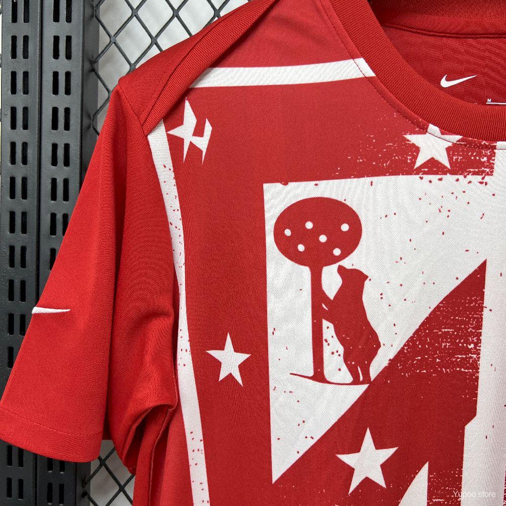 Camisola Atletico Madrid 2025-26 Pre-Match Versão Adepto