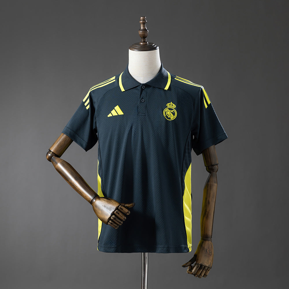 Polo Real Madrid CF 2025-26 Cinza Escuro