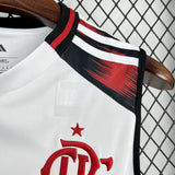 Manga Cava CR Flamengo 2025-26 Alternativa Branca