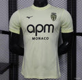 Camisola AS Monaco 2025-26 Alternativa Amarela Versão Jogador