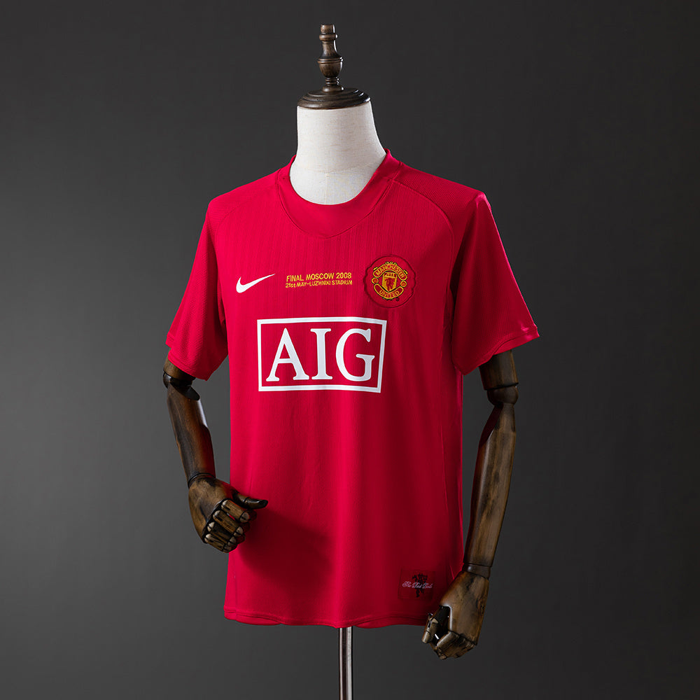 Camisola M-UNITED 2007-08 Principal Final UCL