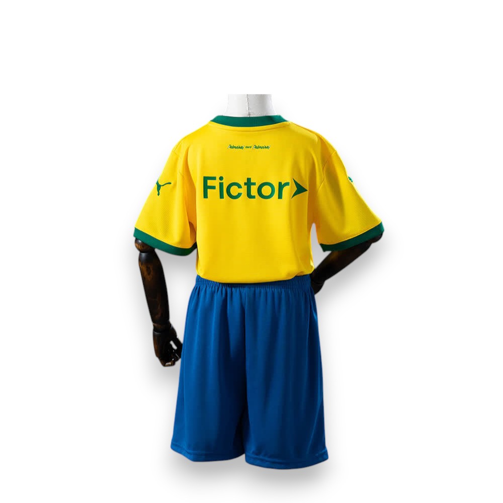 Kit Criança Palmeiras Amarela 25/26