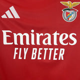 Camisola Manga Comprida SLB 2025-26 Principal Versão Adepto