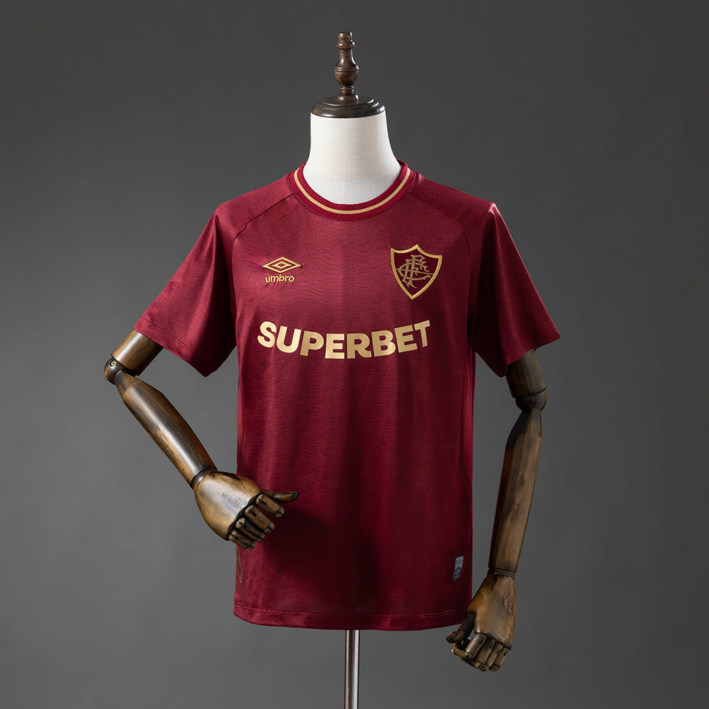 Camisola Fluminense FC 2025-26 Alternativa Vermelha Versão Adepto