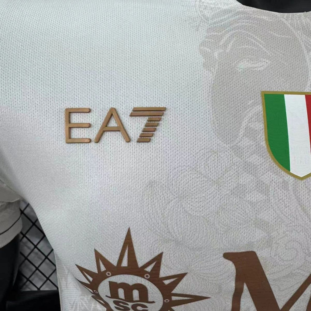 Camisola Napoles 2025-26 Alternativa Branca Versão Jogador