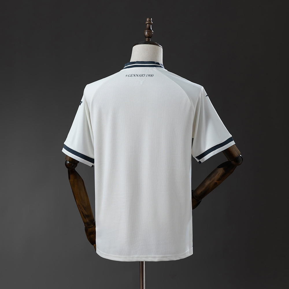 Camisola SS Lazio 2025-26 Alternativa Beje Versão Adepto