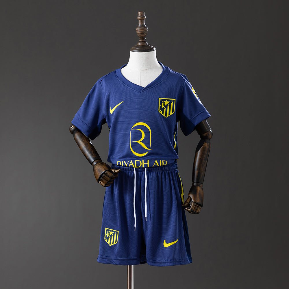 Kit Criança Atletico Madrid 2025-26 Alternativo