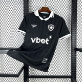 Camisola Botafogo-RJ 2025-26 Alternativa Preta Versão Adepto