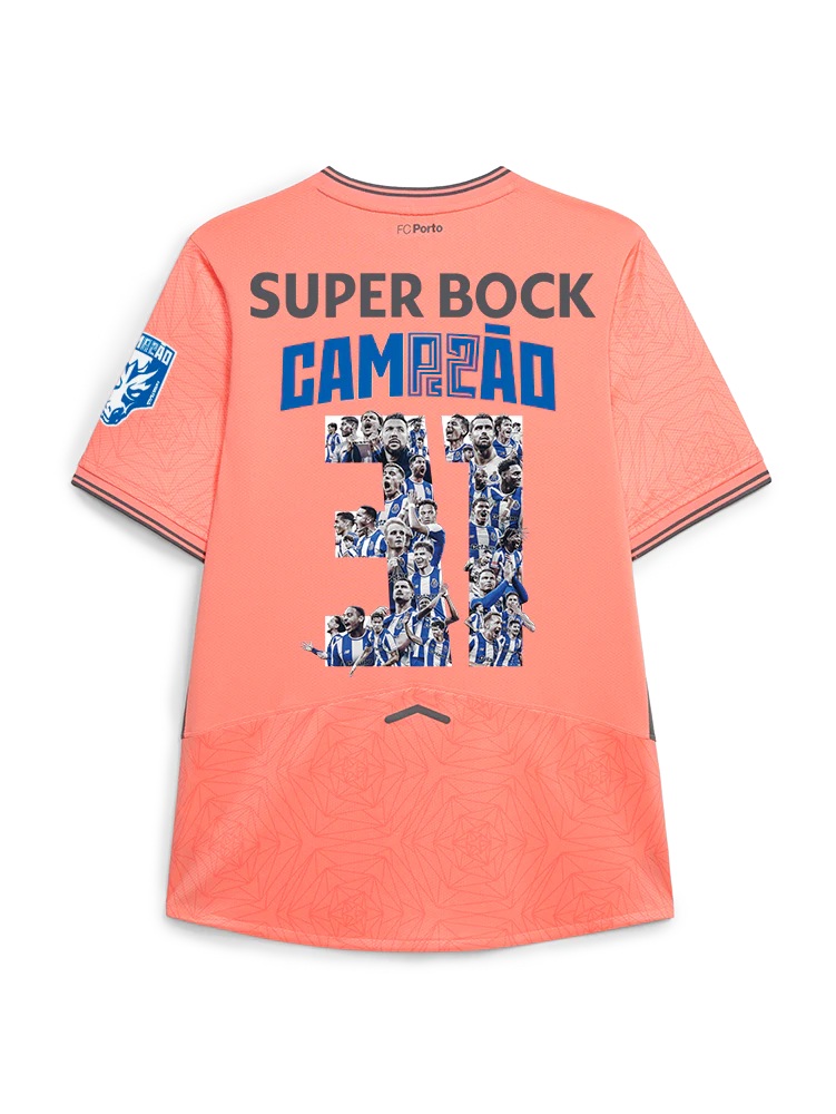 Camisola Porto Rosa CAMPEÃO NACIONAL 2025-26