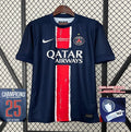 Camisola FC Paris Saint-Germain 2024-25 Principal Final UCL Versão Adepto-Campeão