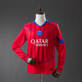 Camisola Manga Comprida FC Paris Saint-Germain 2025-26 Alternativa Vermelha Versão Adepto