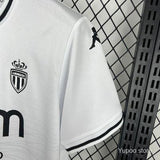 Camisola AS Monaco 2025-26 Alternativa Branca Versão Adepto