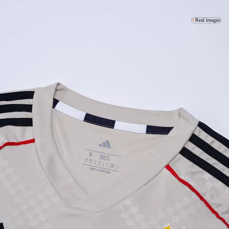 Camisola SLB 2025-26 Alternativa Beje Versão Adepto
