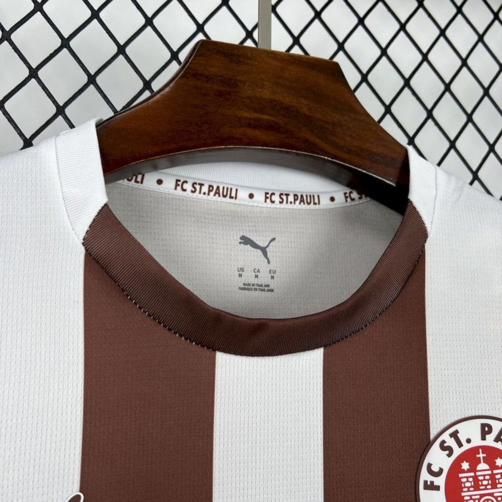Camisola FC St. Pauli 2025-26 Principal Versão Adepto