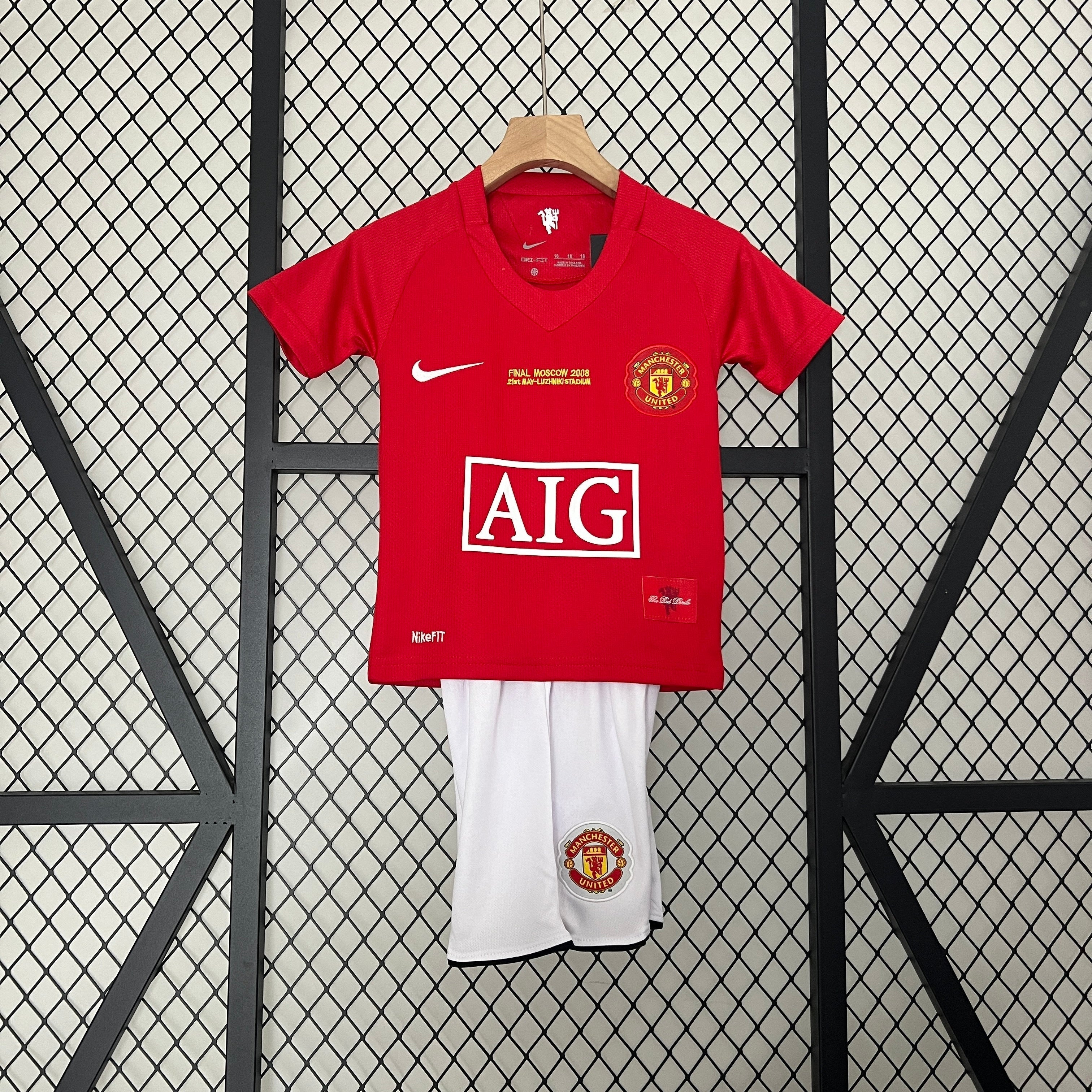 Kit Criança M-UNITED 2007-08 Principal Final UCL