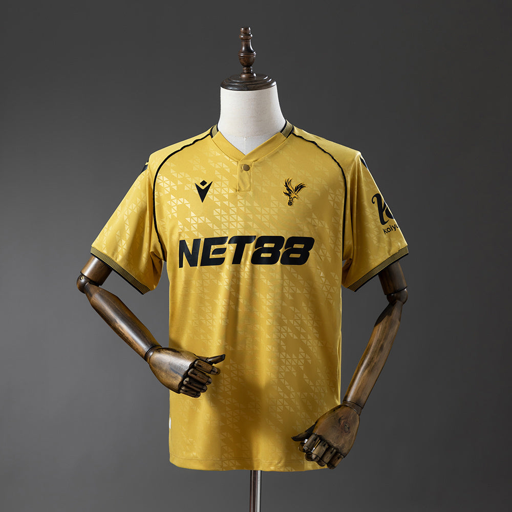 Camisola CRY-PAL 2025-26 Alternativa Amarela Versão Adepto