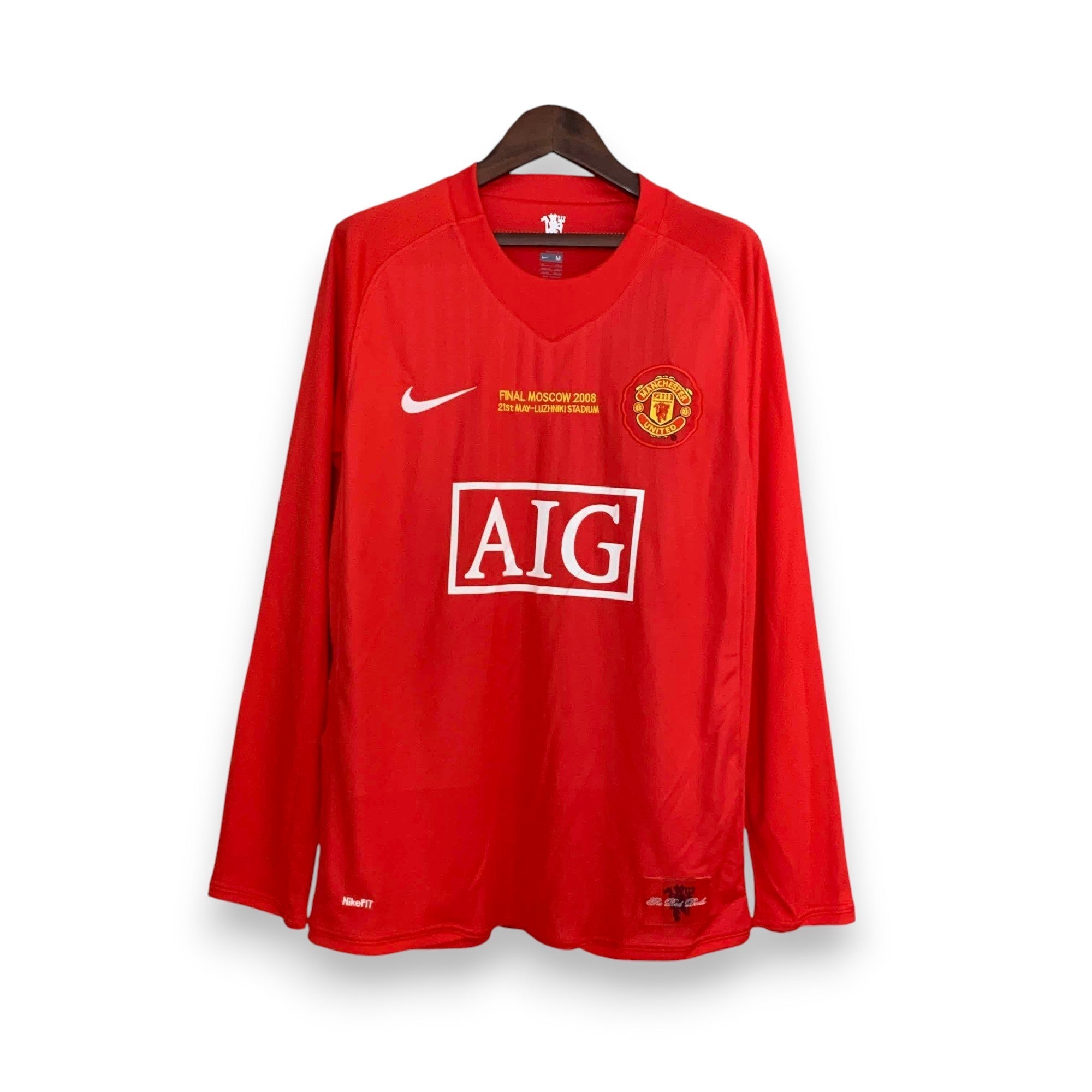 Camisola Manchester United Manga Comp. 2007/08