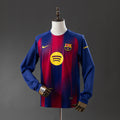 Camisola Manga Comprida FC Barcelona 2025-26 Principal Versão Adepto