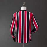 Camisola Manga Comprida São Paulo FC 2025-26 Alternativa Riscas Lisa Versão Adepto