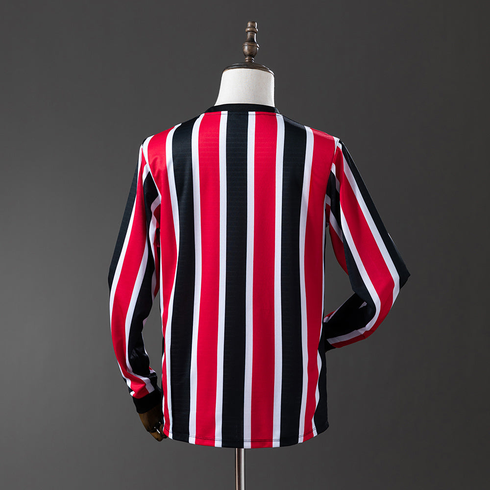 Camisola Manga Comprida São Paulo FC 2025-26 Alternativa Riscas Lisa Versão Adepto