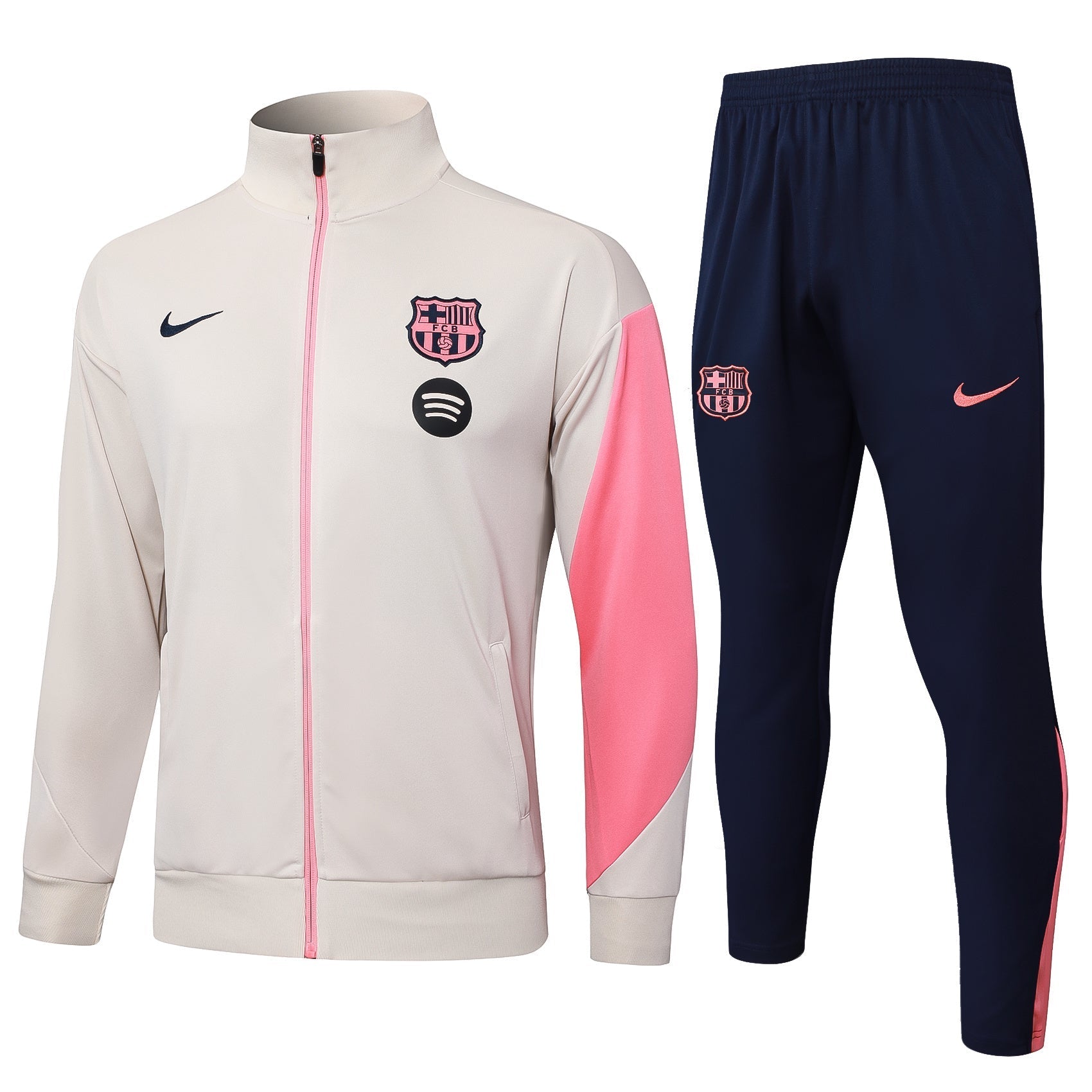 Fato de Treino FC Barcelona 2025-26 - Casaco sem Capuz