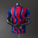 Camisola FC Barcelona 2025-26 Alternativa Azul Versão Jogador