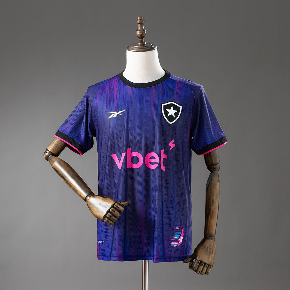 Camisola Botafogo-RJ 2025-26 Alternativa Roxa Versão Adepto