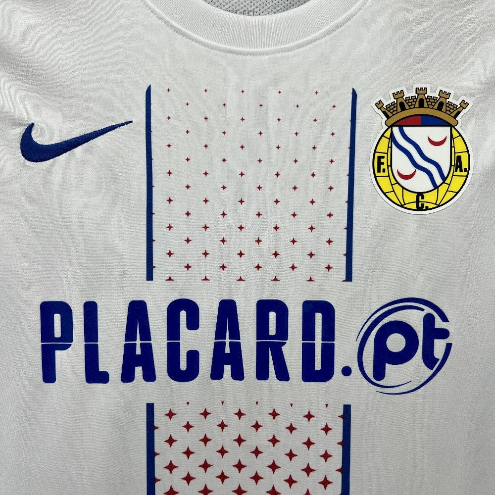 Camisola FC Alverca 2025-26 Alternativa Branca Versão Adepto
