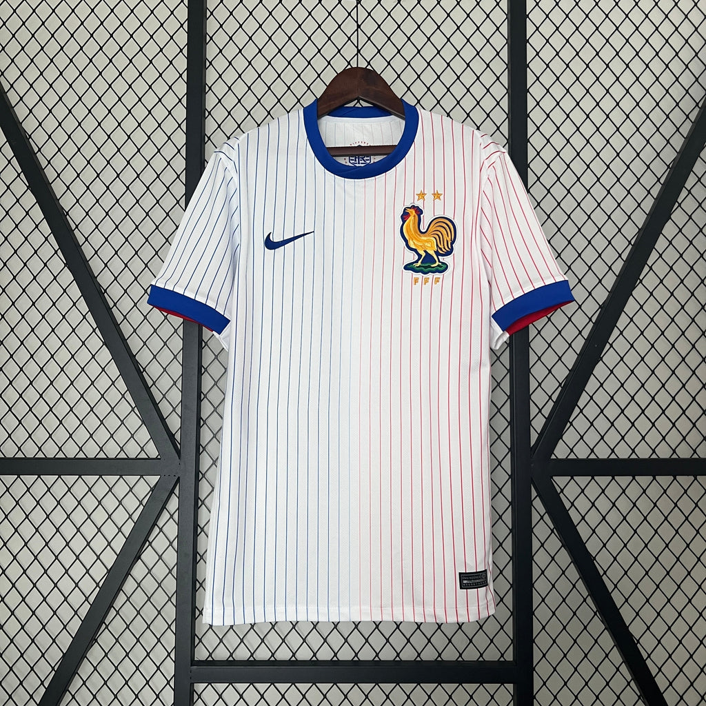 Camisola França 2024 Alternativa Branca Versão Adepto