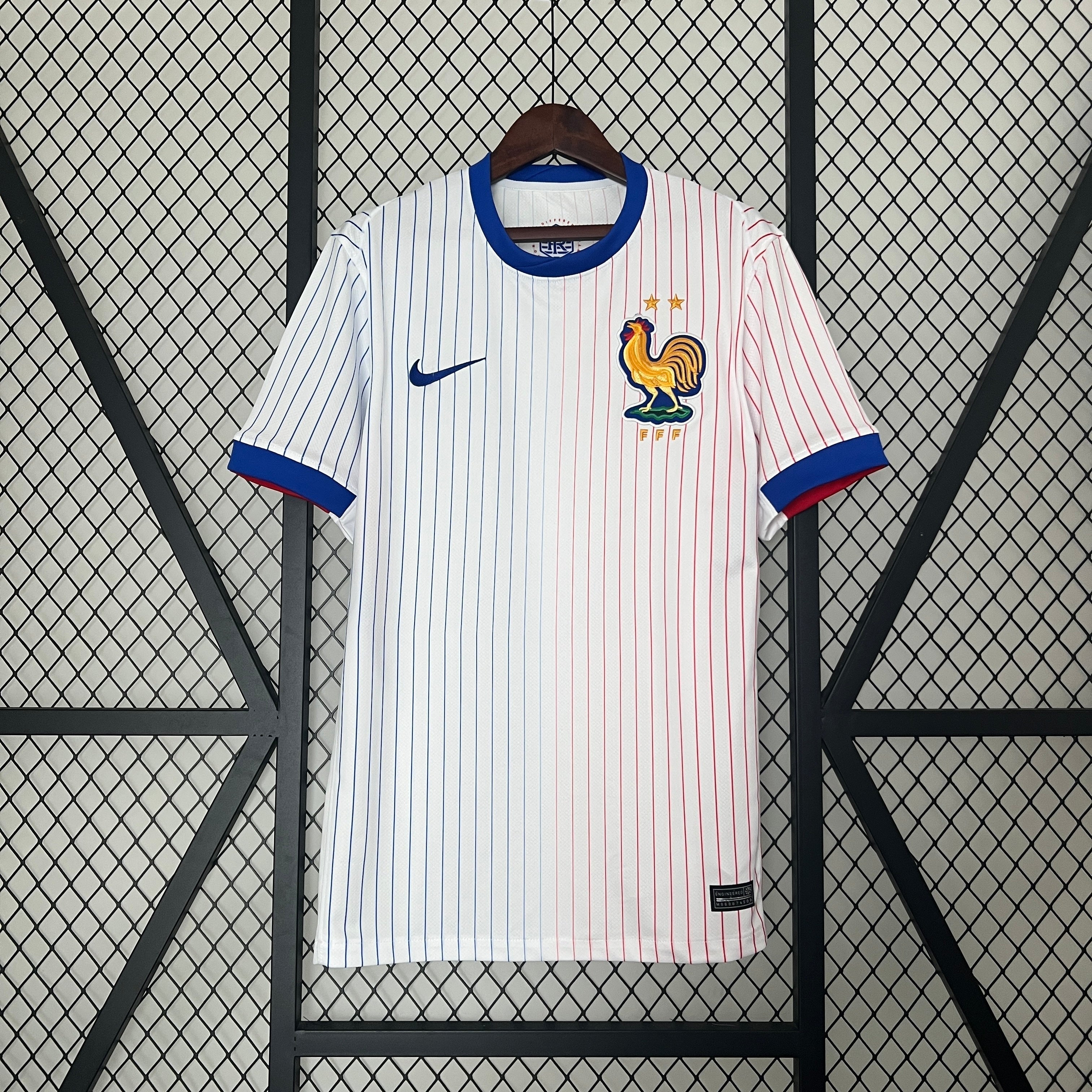 Camisola França 2024 Alternativa Branca Versão Adepto