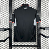 Camisola US Cremonese 2025-26 Alternativa Preta Versão Adepto