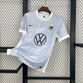 Camisola VfL Wolfsburg 2025-26 Alternativa Cinzenta Versão Adepto