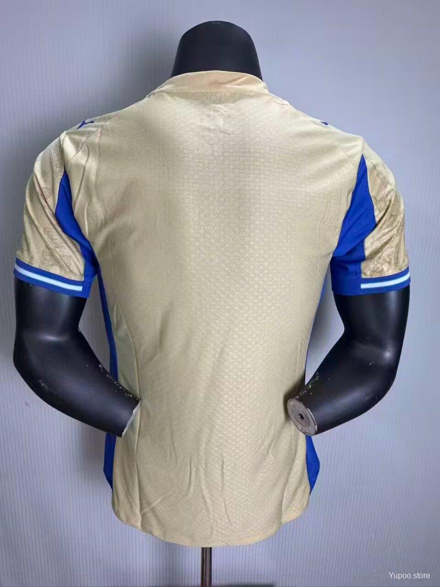 Camisola Olympique Marselha 2025-26 Alternativa Amarela Versão Jogador