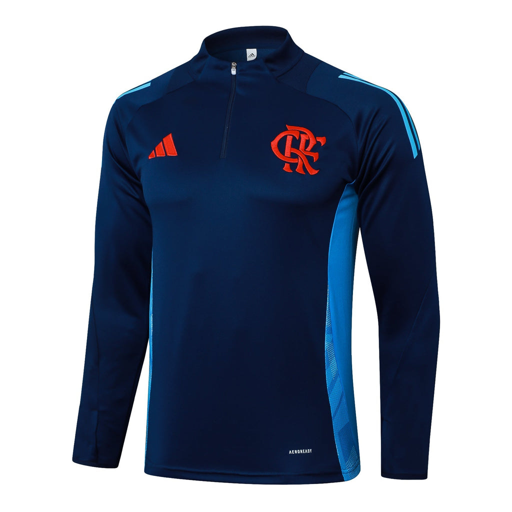 Fato de Treino CR Flamengo 2024-25 - Camisola com Fecho