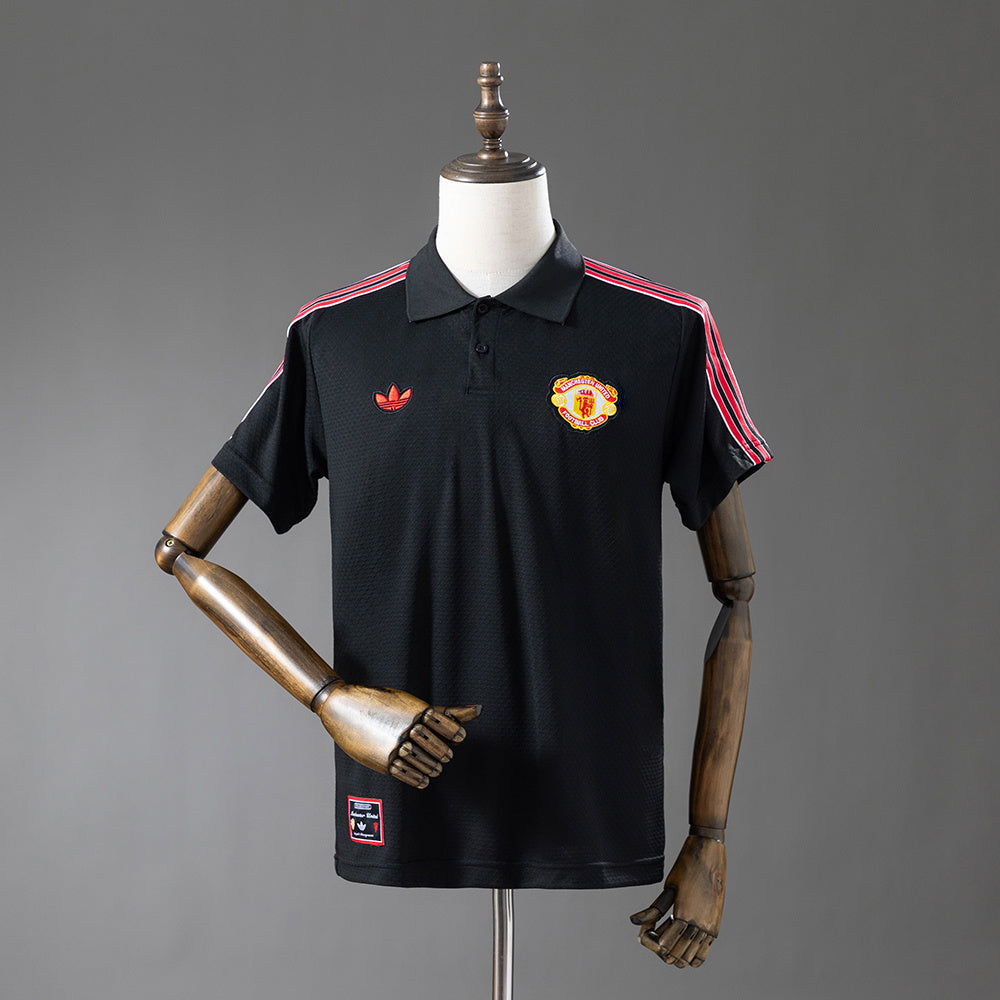 Polo M-UNITED 2025-26 Preto