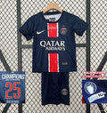 Kit Criança FC Paris Saint-Germain 2024-25 Principal Final UCL-Campeão