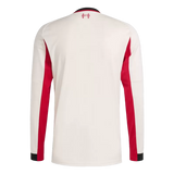 Camisola Manga Comprida LIV 2025-26 Alternativa Beje Versão Adepto