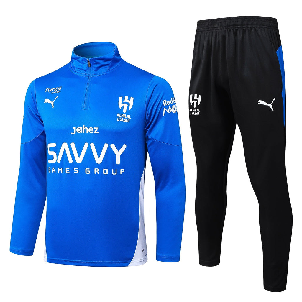 Fato de Treino Al-Hilal SFC 2025-26 - Camisola com Fecho