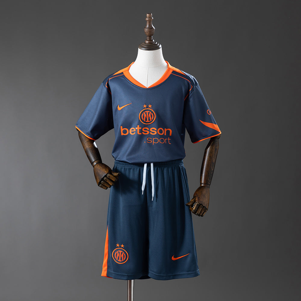 Kit Criança Inter Milão 2025-26 Alternativo