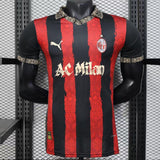 Camisola Ac Milan 2025-26 Edição Especial Versão Jogador