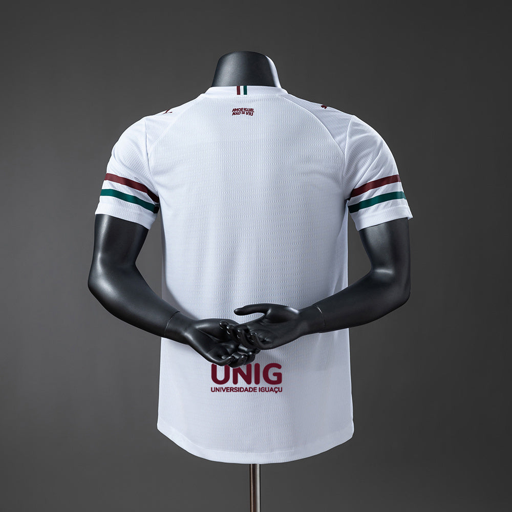 Camisola Fluminense FC 2026-27 Alternativa Branca Versão Jogador Todos Patrocinadores