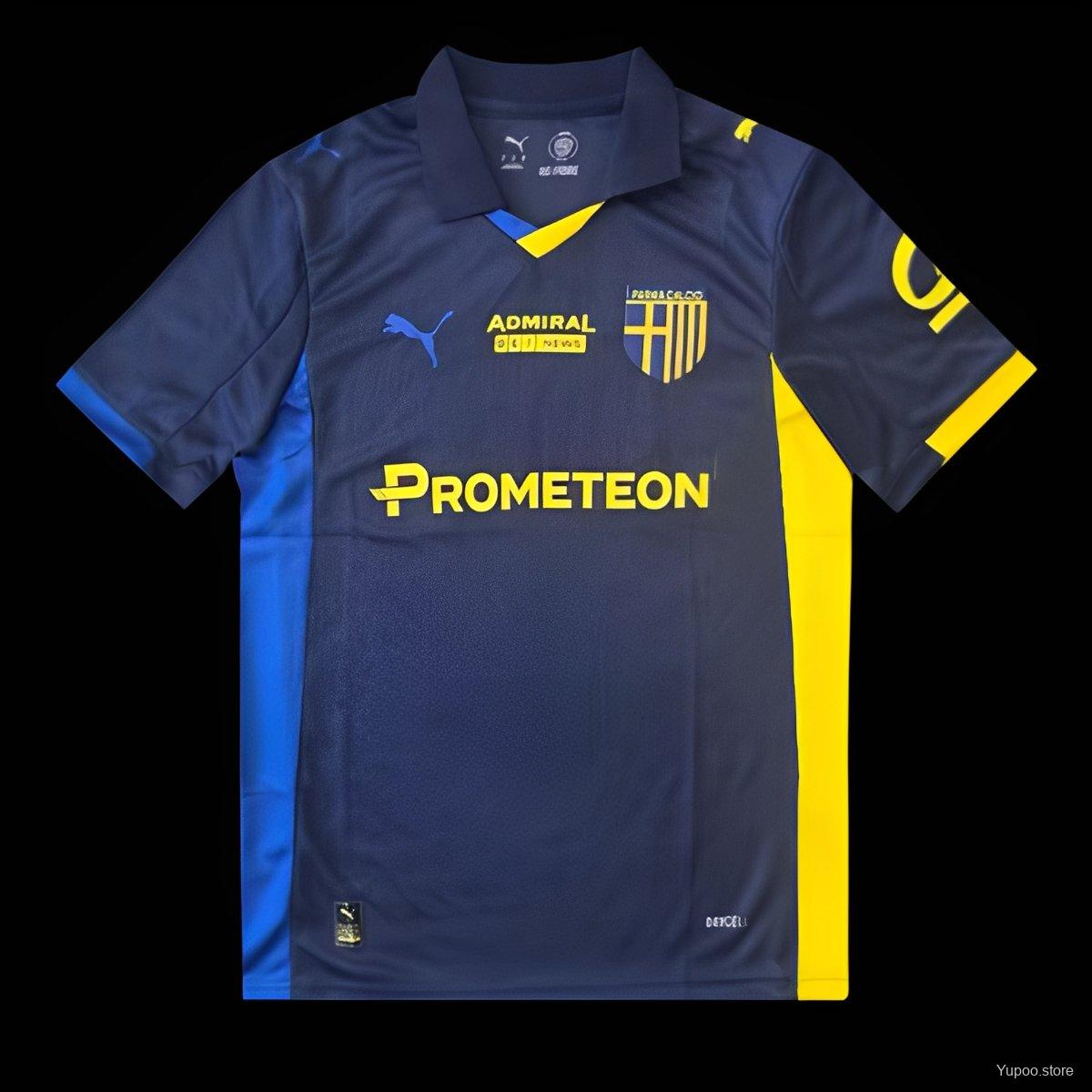 Camisola Parma Calcio 2025-26 Alternativa Azul Versão Adepto