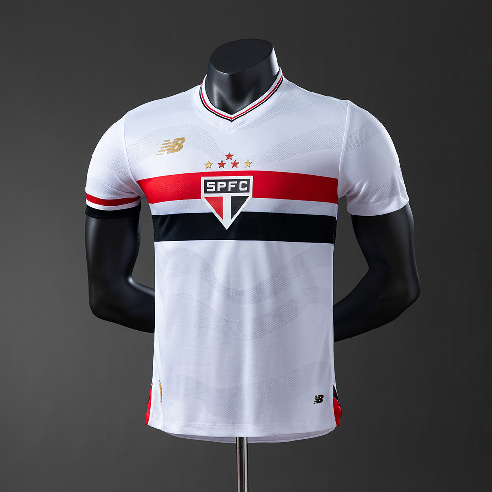 Camisola São Paulo FC 2025-26 Principal Lisa Versão Jogador